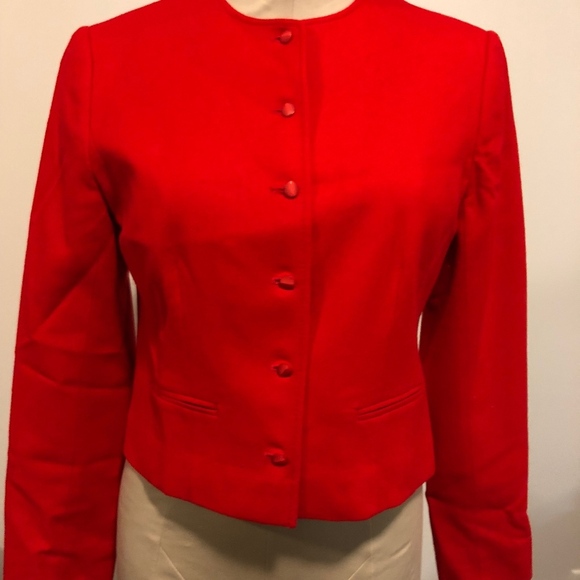 Pendleton Vintage Red Wool Coat - Picture 2 of 6